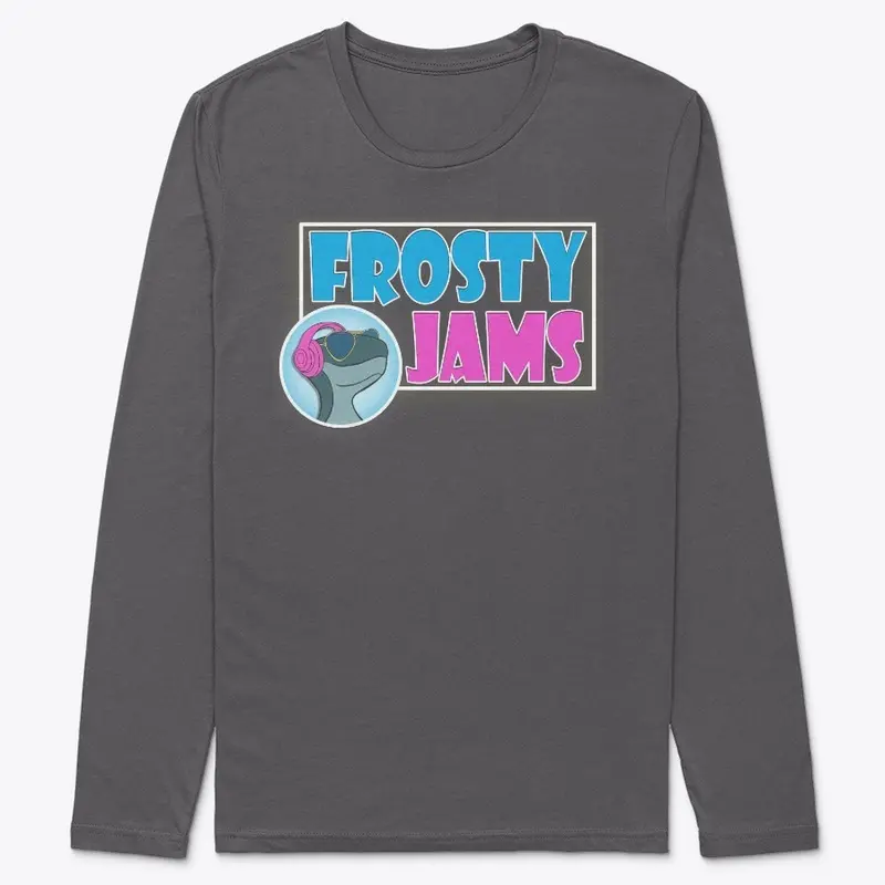 Frosty Jams Logo White Border Merch