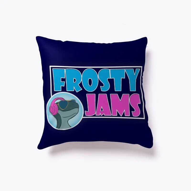 Frosty Jams Logo White Border Merch