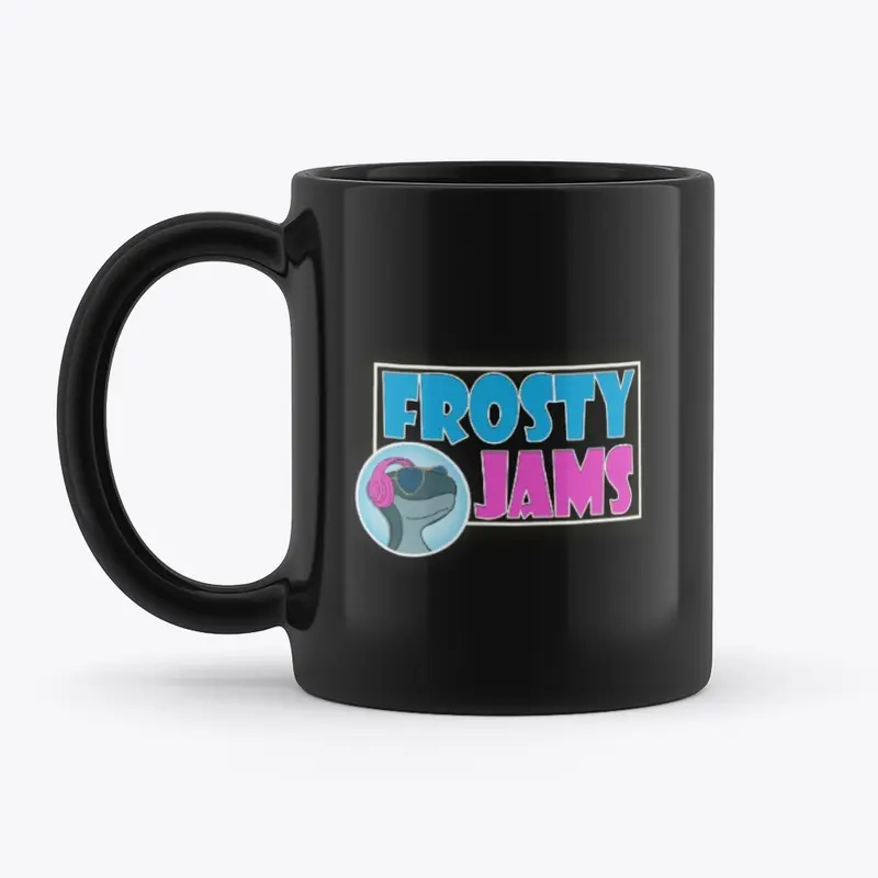 Frosty Jams Logo White Border Merch