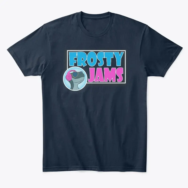 Frosty Jams Logo White Border Merch