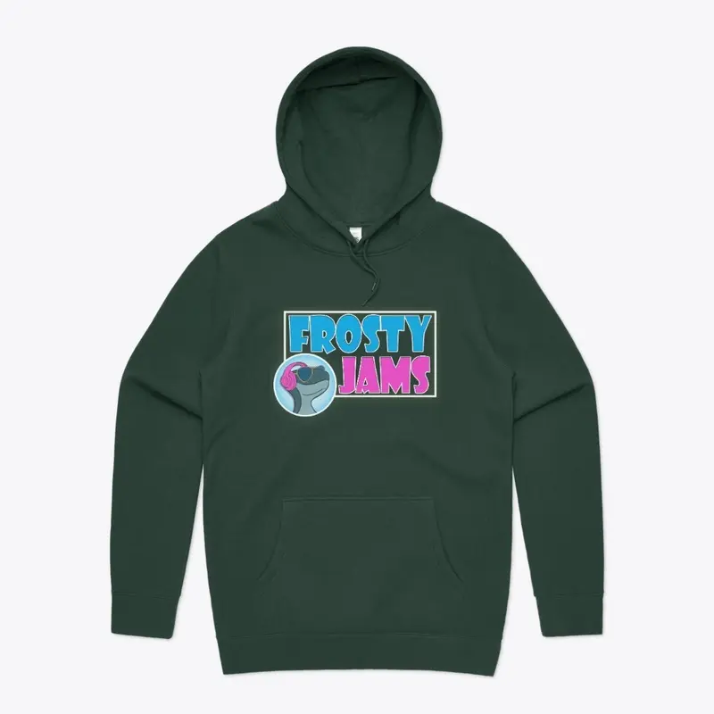 Frosty Jams Logo White Border Merch