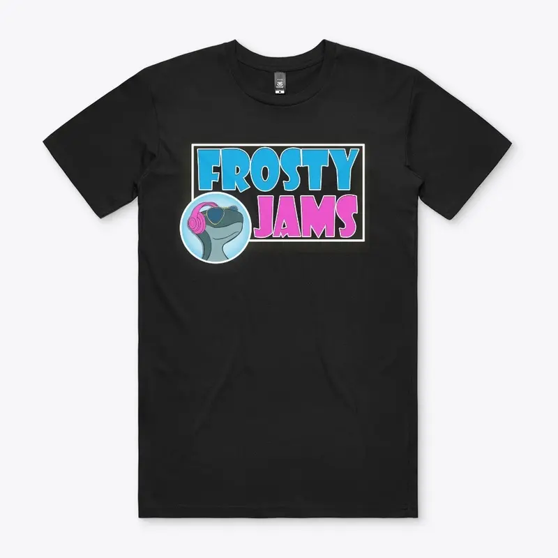 Frosty Jams Logo White Border Merch